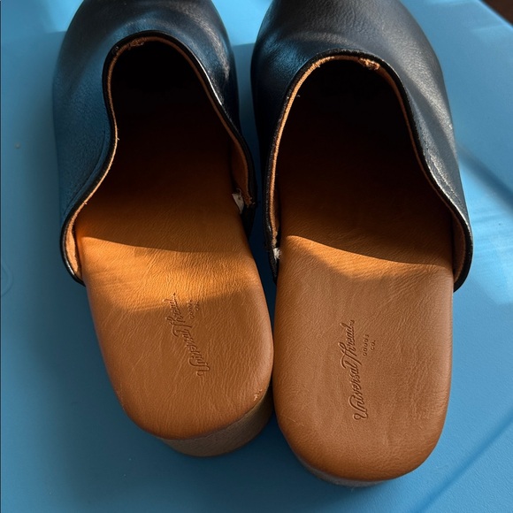 Threshold Black Faux Leather Slip-On Clogs - Picture 4 of 6